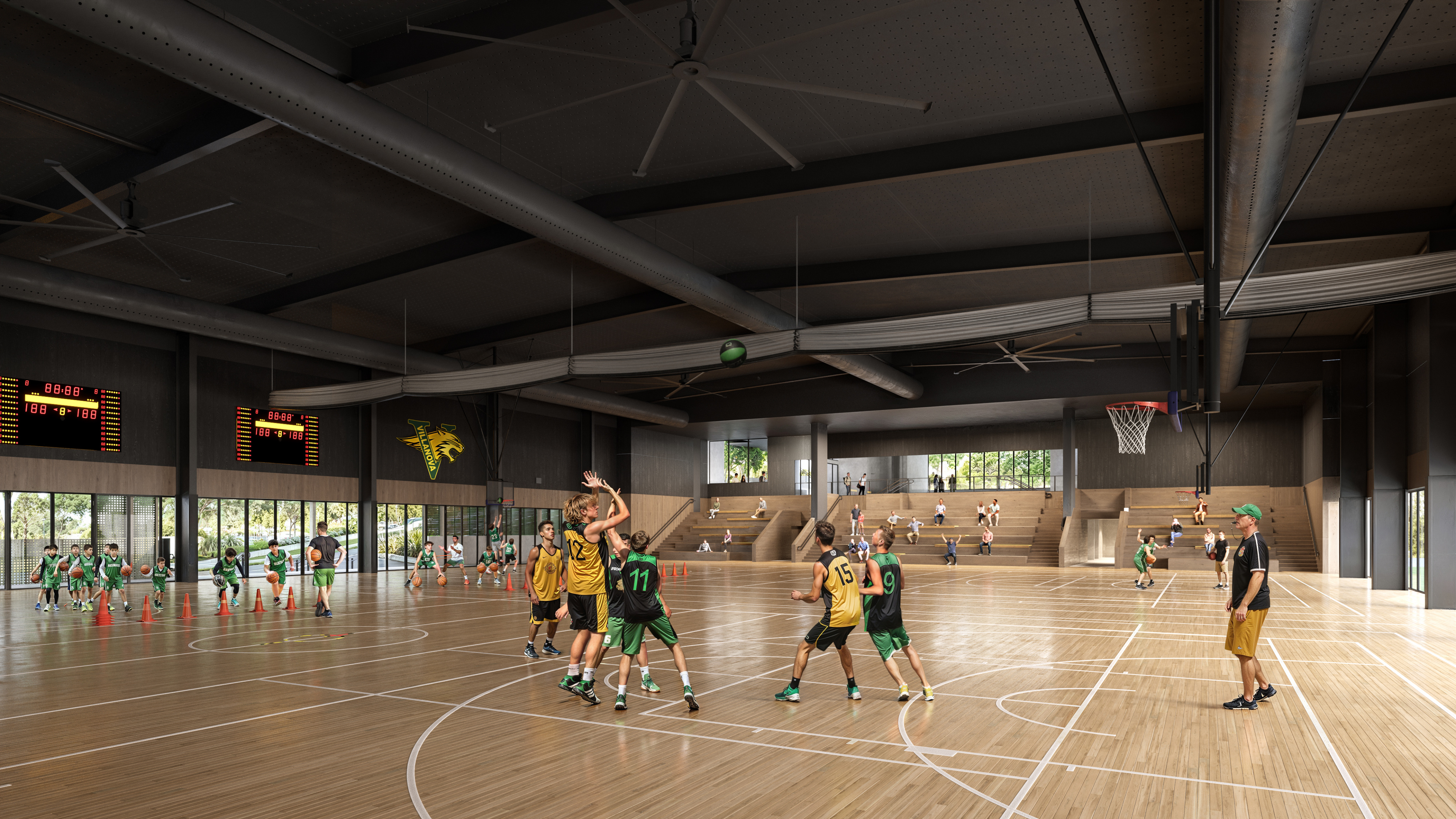 Villanova College V02 Sports Courts R02